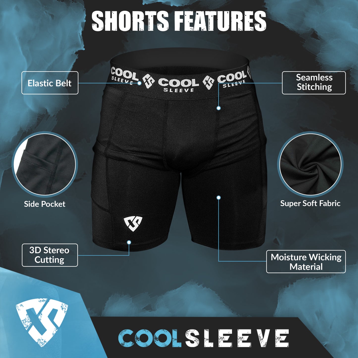 Men's Performance Compression Shorts (2-Pack)