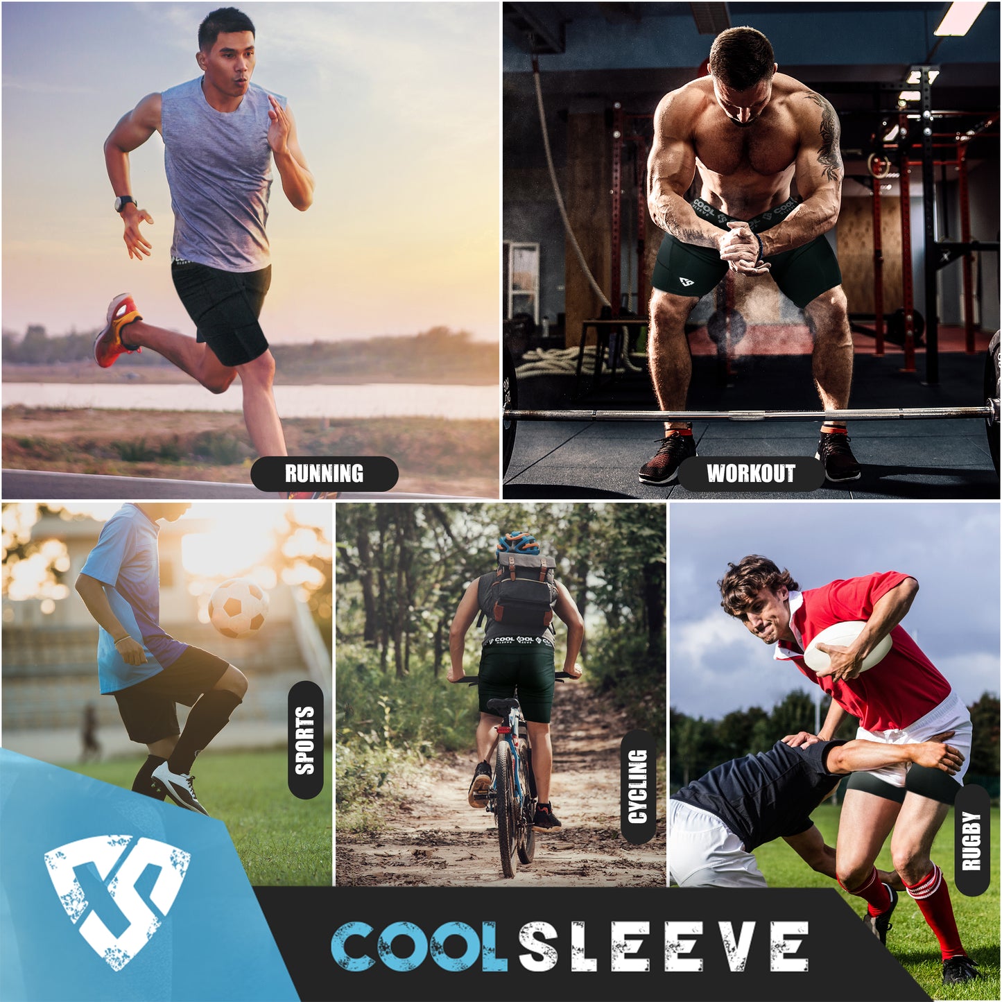 Men's Performance Compression Shorts (2-Pack)
