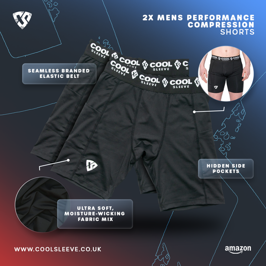Men's Performance Compression Shorts (2-Pack)